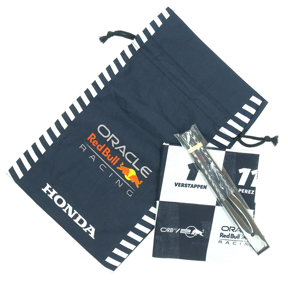 オラクル レッドブル レーシング 日本限定 扇子＆手ぬぐい＆巾着袋
