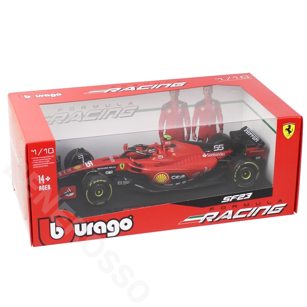 Bburago 1/18スケール フェラーリ SF-23 C.サインツ #55 2023