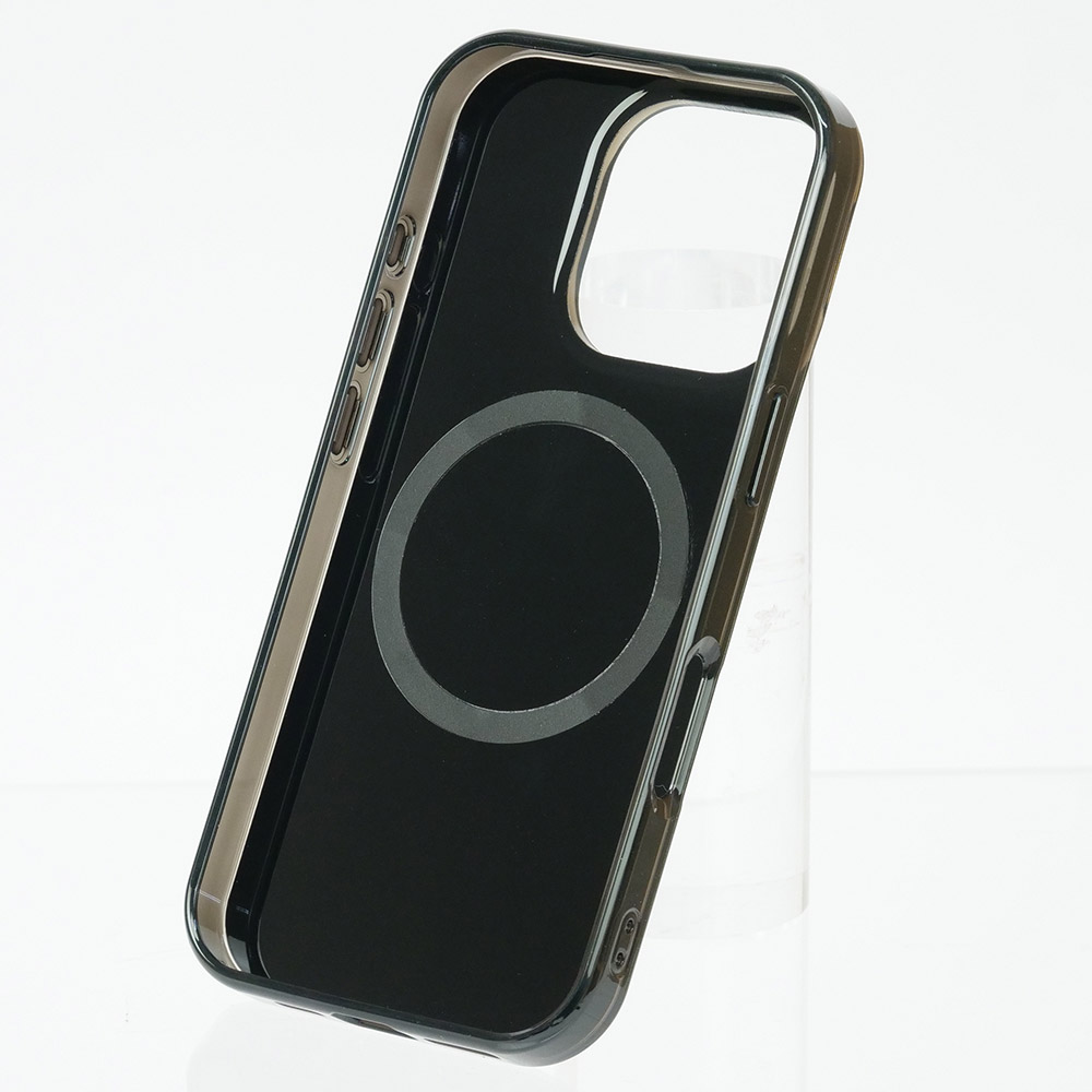 AMG iPhone 16Pro マグセーフ ダブルレイヤー バックカバー ブラック AMHMP16L24HHGPK