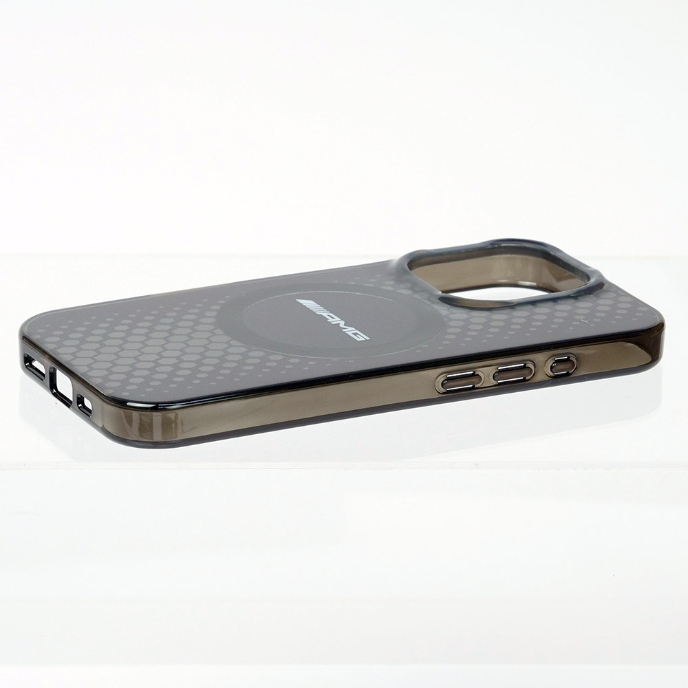AMG iPhone 16Pro マグセーフ ダブルレイヤー バックカバー ブラック AMHMP16L24HHGPK