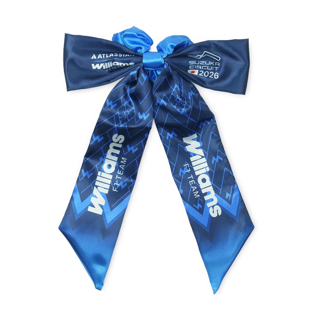 アトラシアン ウィリアムズ F1 チーム 日本限定 リボンシュシュ 2026 ブルー WIL-ES-2604