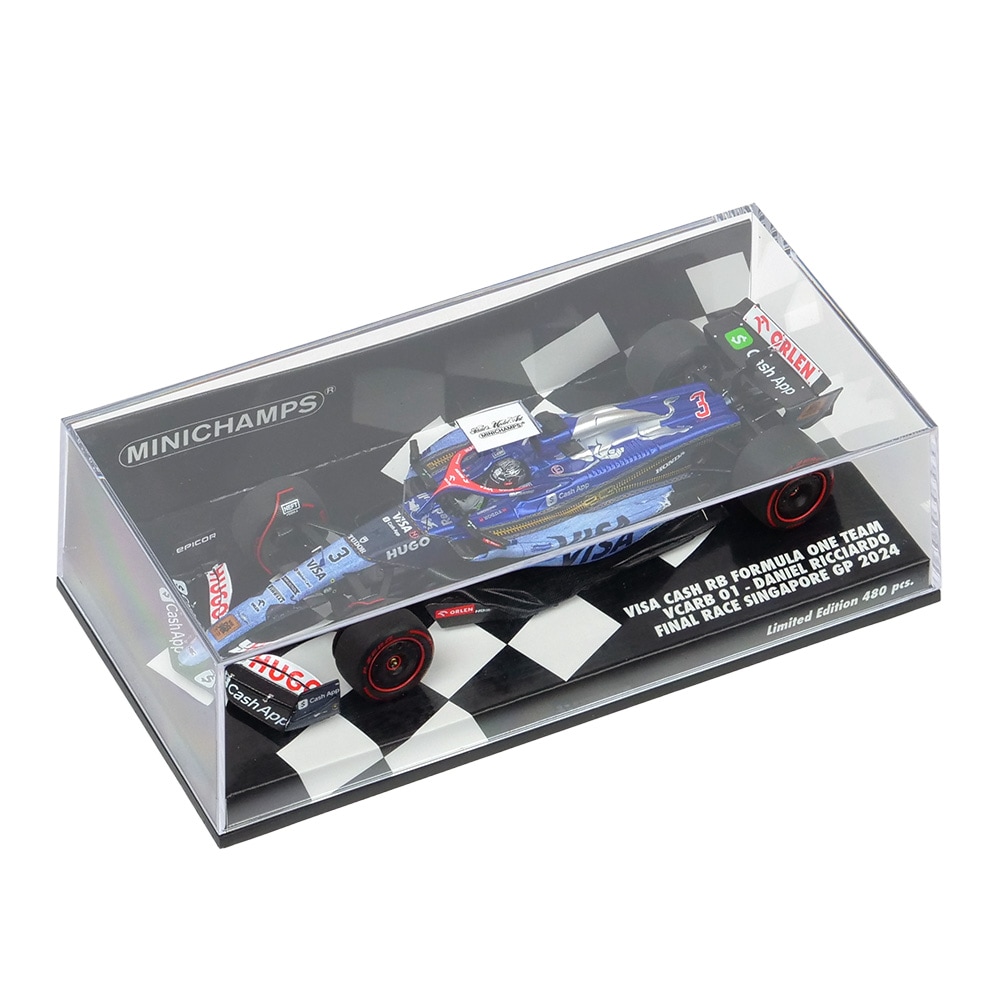 MINICHAMPS 1/43スケール ビザ キャッシュ RB F1 Team VCARB 01D