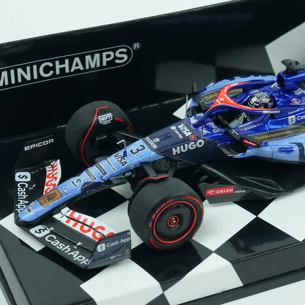 MINICHAMPS 1/43スケール ビザ キャッシュ RB F1 Team VCARB 01D
