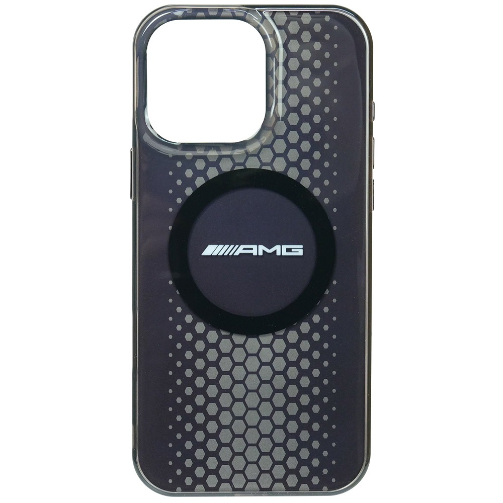 AMG iPhone 16ProMax マグセーフ ダブルレイヤー バックカバー ブラック AMHMP16X24HHGPK