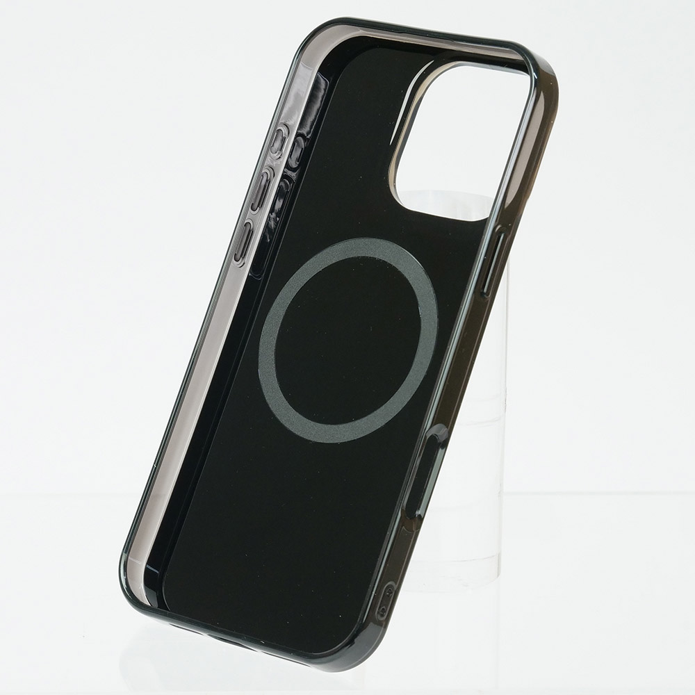 AMG iPhone 16ProMax マグセーフ ダブルレイヤー バックカバー ブラック AMHMP16X24HHGPK