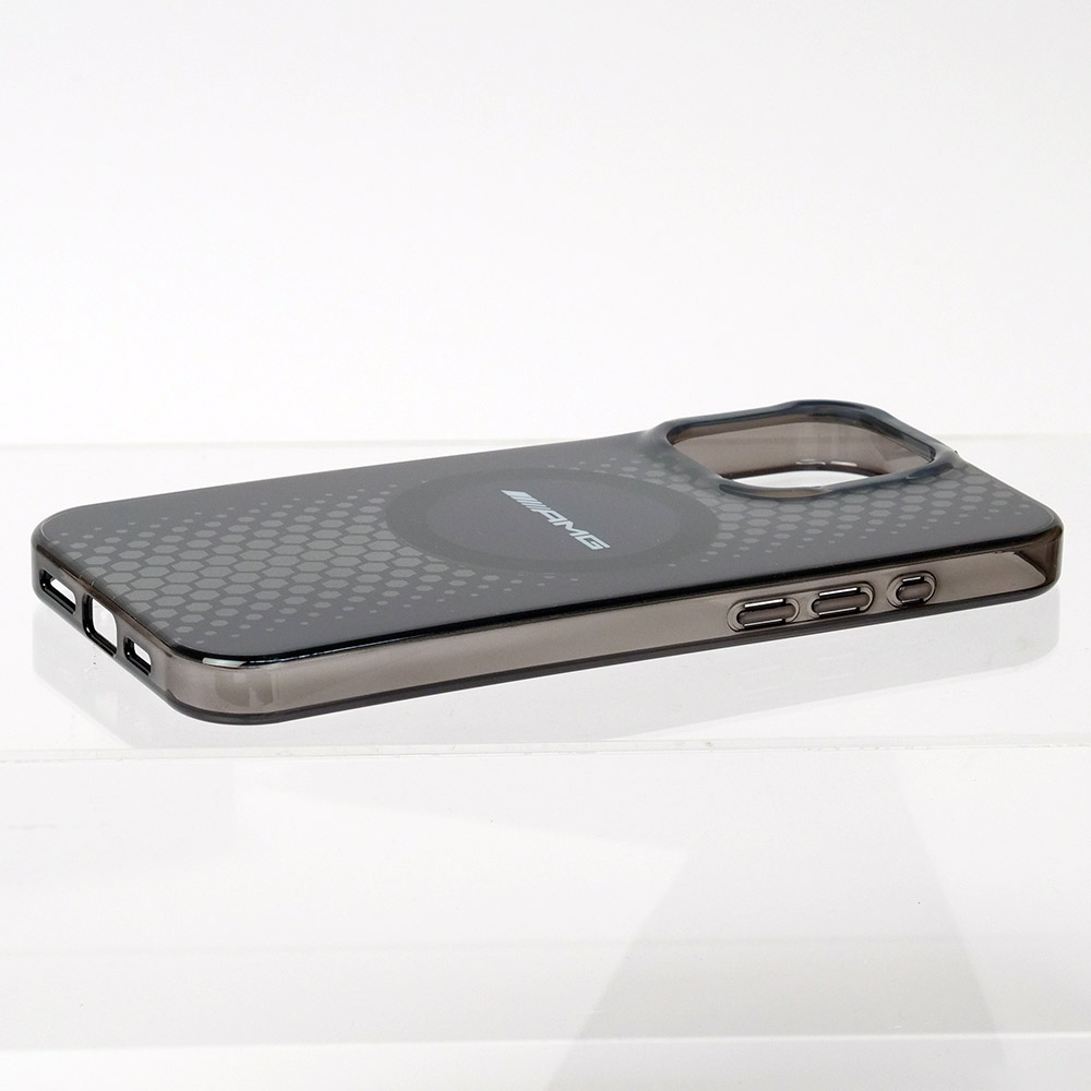 AMG iPhone 16ProMax マグセーフ ダブルレイヤー バックカバー ブラック AMHMP16X24HHGPK