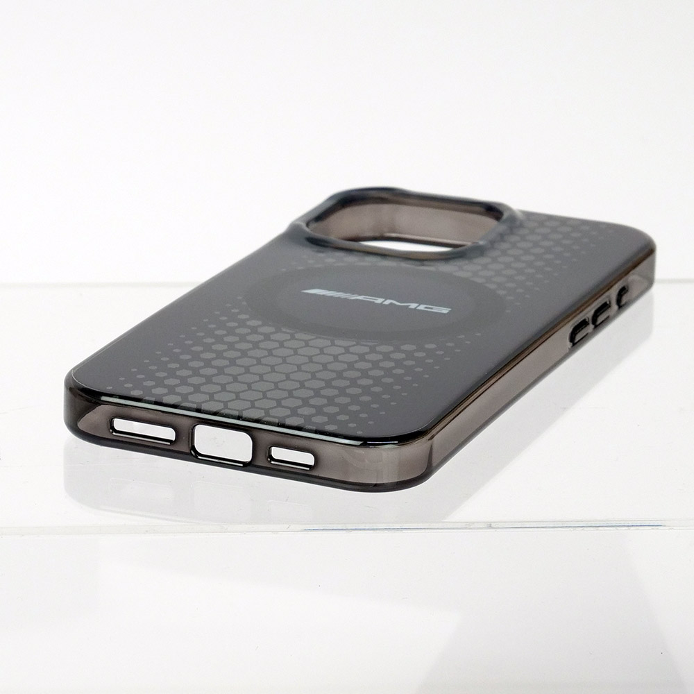 AMG iPhone 16ProMax マグセーフ ダブルレイヤー バックカバー ブラック AMHMP16X24HHGPK