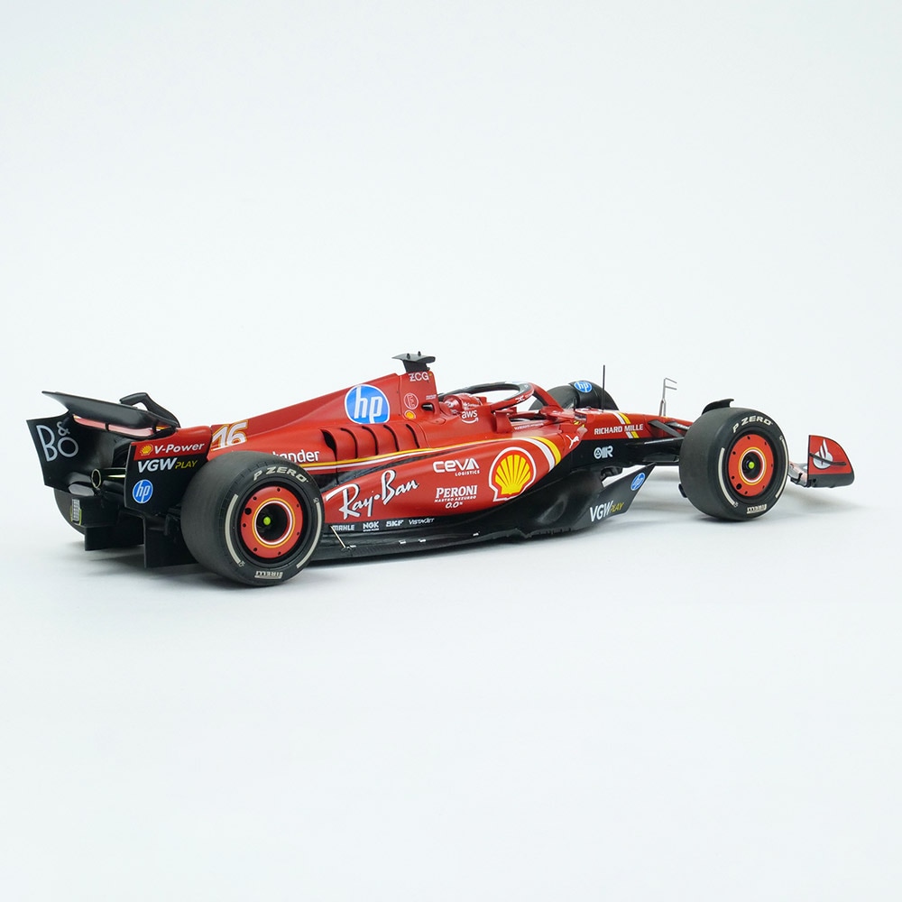BBR MODELS 1/18スケール フェラーリ SF-24 C.ルクレール モナコGP