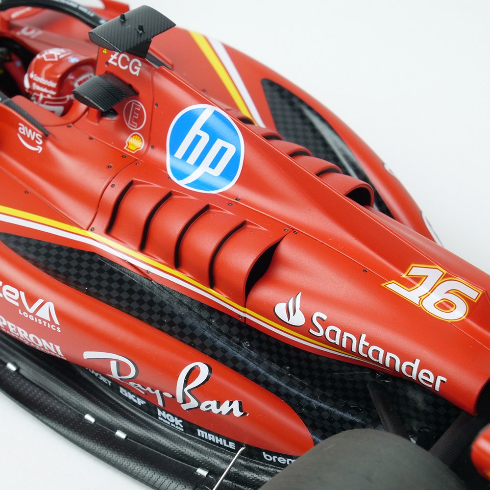 BBR MODELS 1/18スケール フェラーリ SF-24 C.ルクレール モナコGP