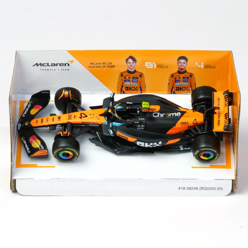 Bburago 1/43スケール マクラーレン F1チーム MCL39 L.ノリス