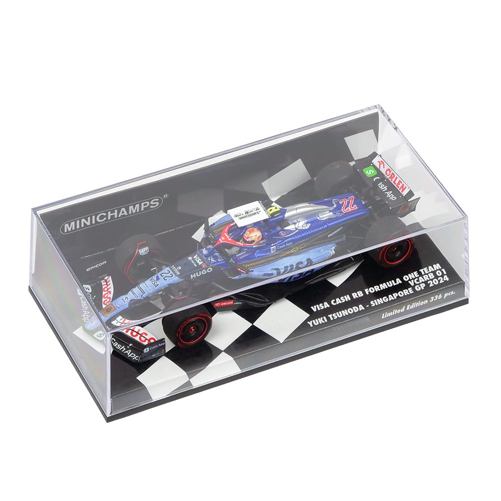 MINICHAMPS 1/43スケール ビザ キャッシュ RB F1 Team VCARB 01角田裕