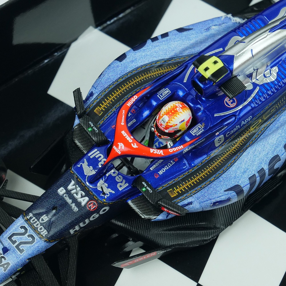 MINICHAMPS 1/43スケール ビザ キャッシュ RB F1 Team VCARB 01角田裕