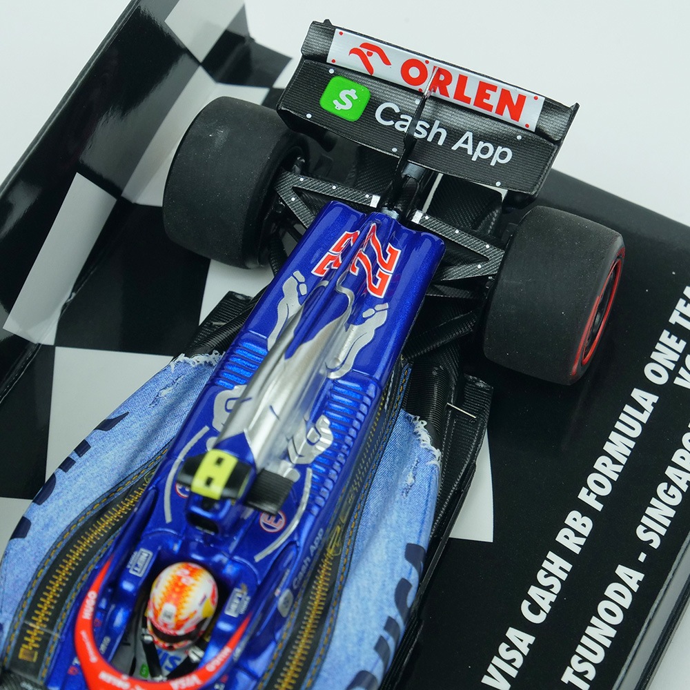 MINICHAMPS 1/43スケール ビザ キャッシュ RB F1 Team VCARB 01角田裕