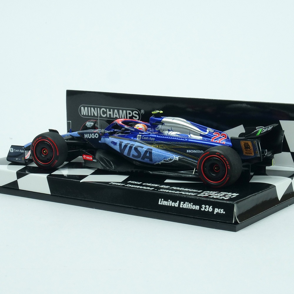 MINICHAMPS 1/43スケール ビザ キャッシュ RB F1 Team VCARB 01角田裕