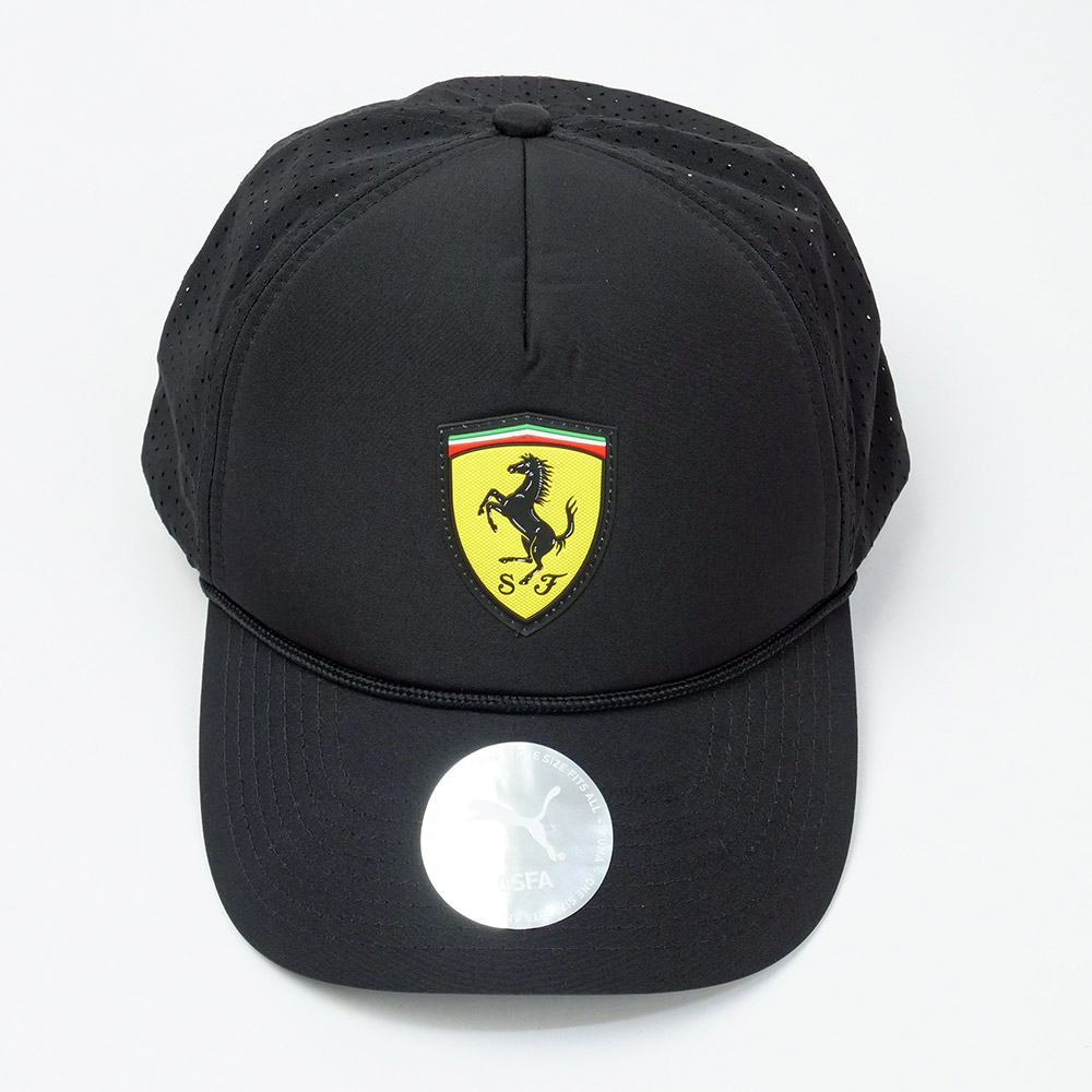 PUMA フェラーリ SF レース トラッカーキャップ 2025 ブラック 026232