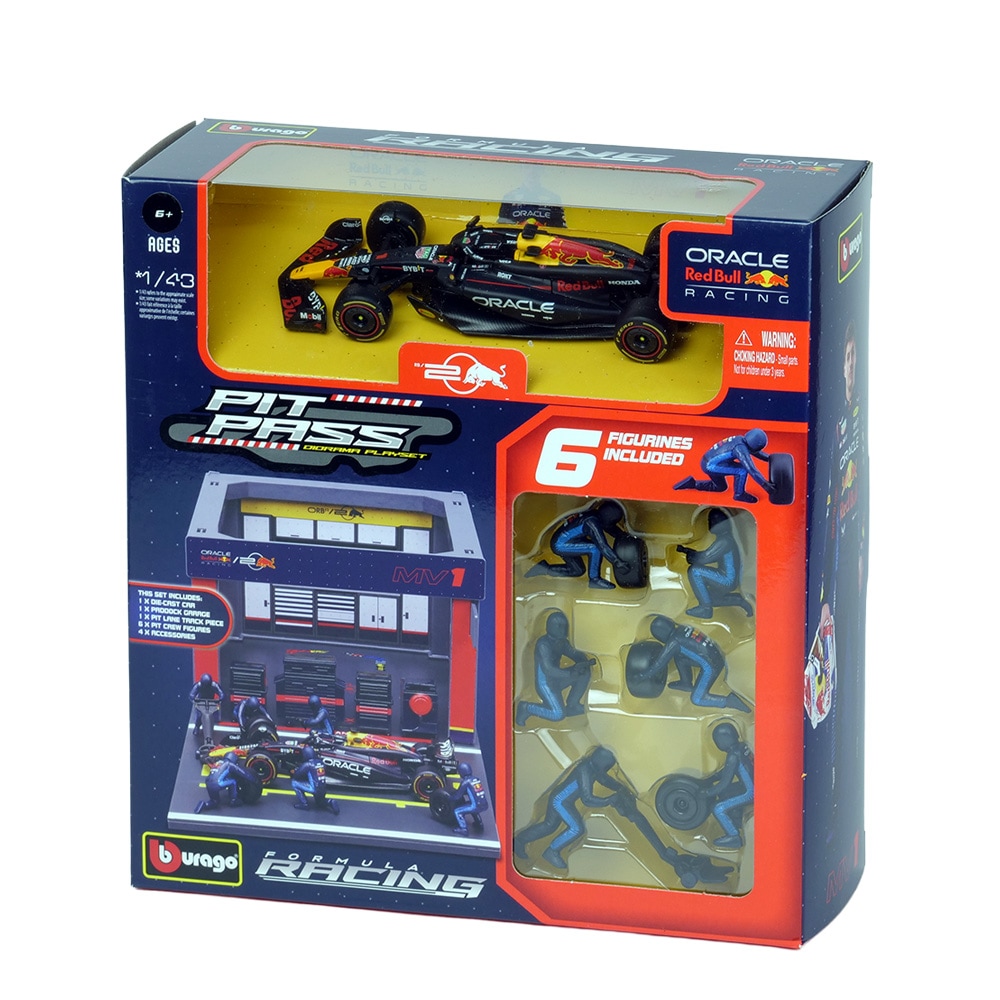 Bburago 1/43スケール オラクル レッドブル レーシング PIT PASS