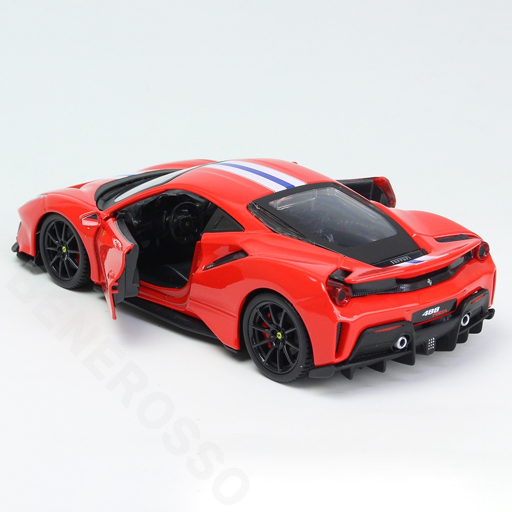 BBURAGO 1/24スケール フェラーリ 488 Pista レッド 18-26026R