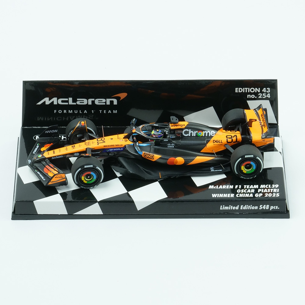 MINICHAMPS 1/43 マクラーレン F1チーム MCL39 O.ピアストリ 中国GP