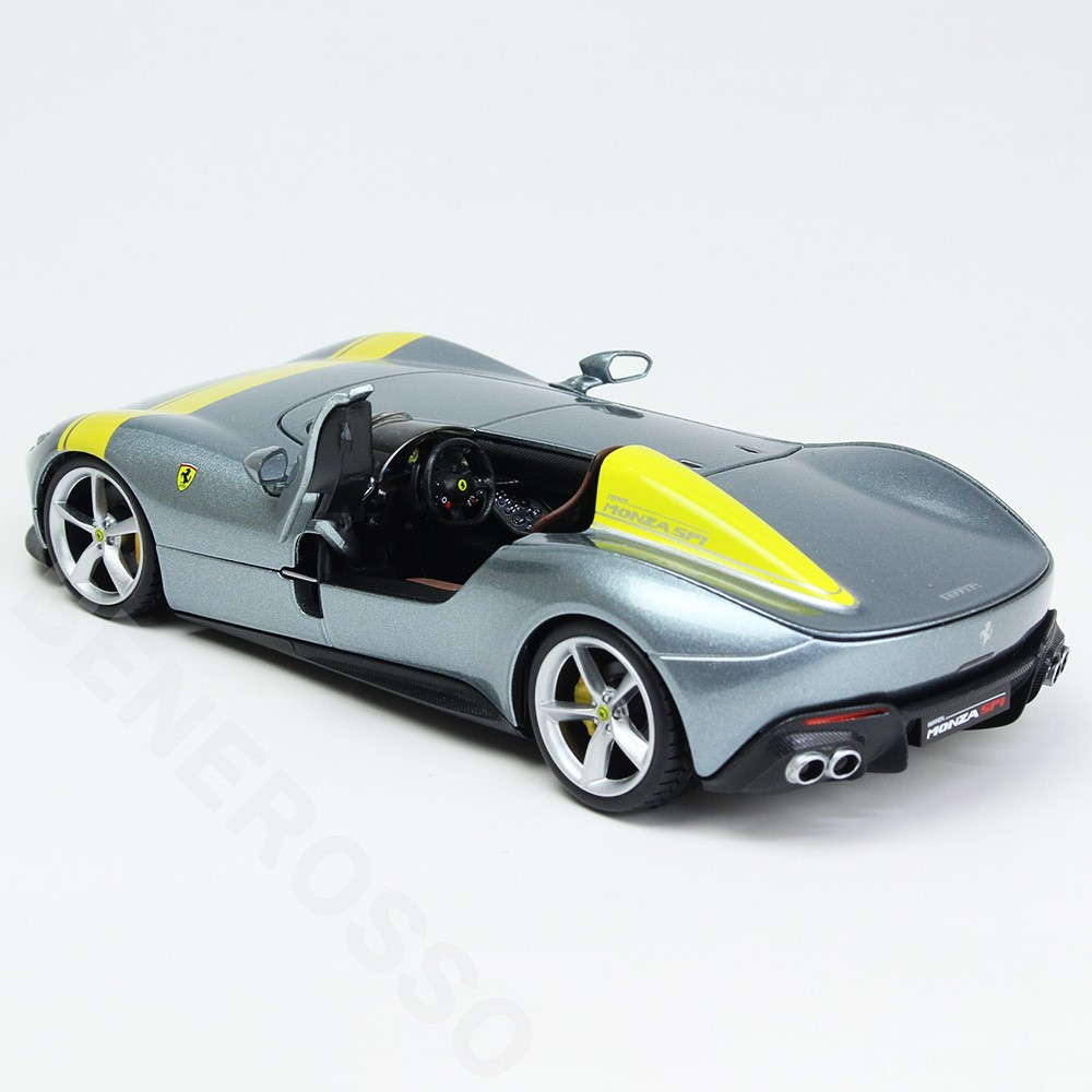 BBURAGO 1/24スケール フェラーリ Monza SP1 シルバー 18-26027S