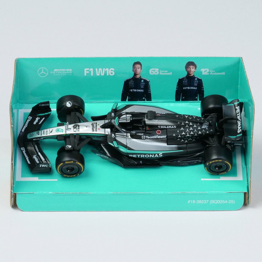ブラーゴ メルセデス AMG ペトロナス F1 W16 E 1/43 ミニカー Bburago 1/43スケール メルセデス AMG ペトロナス F1チーム W16 E