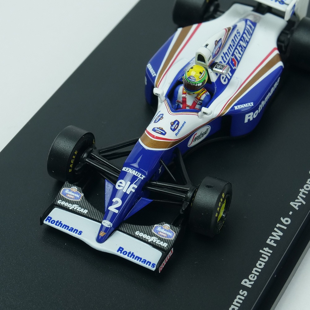 MINICHAMPS 1/64スケール ウィリアムズ ルノー FW16 A.セナ