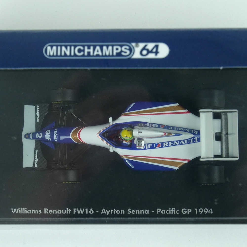 MINICHAMPS 1/64スケール ウィリアムズ ルノー FW16 A.セナ