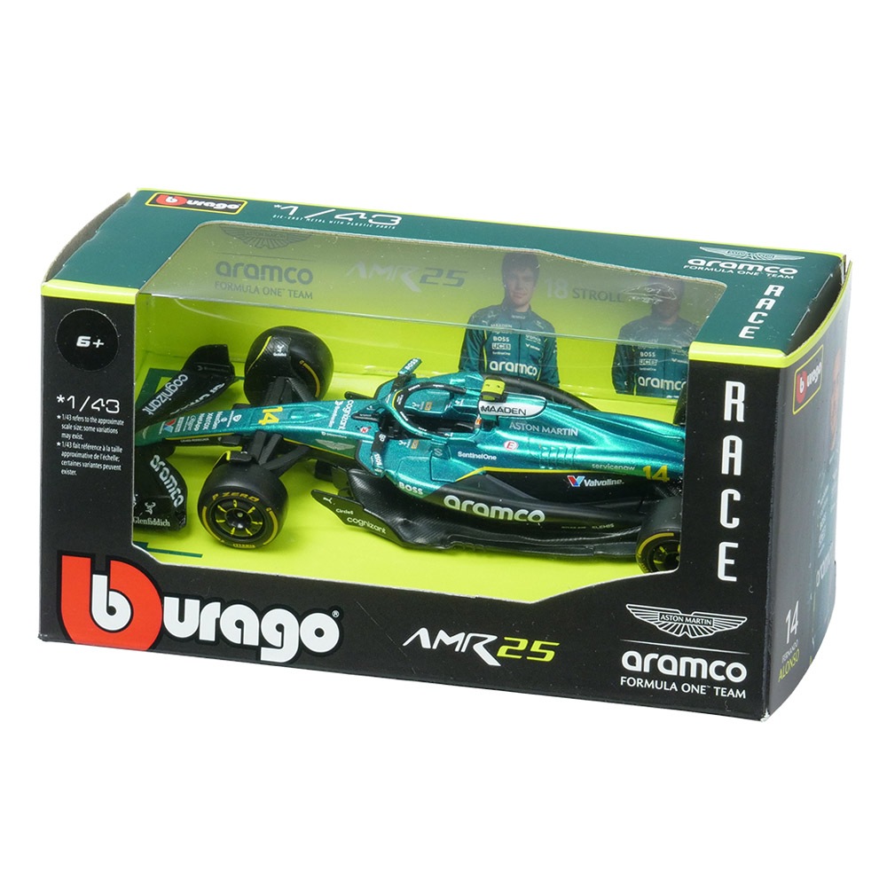Bburago 1/43スケール アストン マーチン アラムコ コグニザント F1