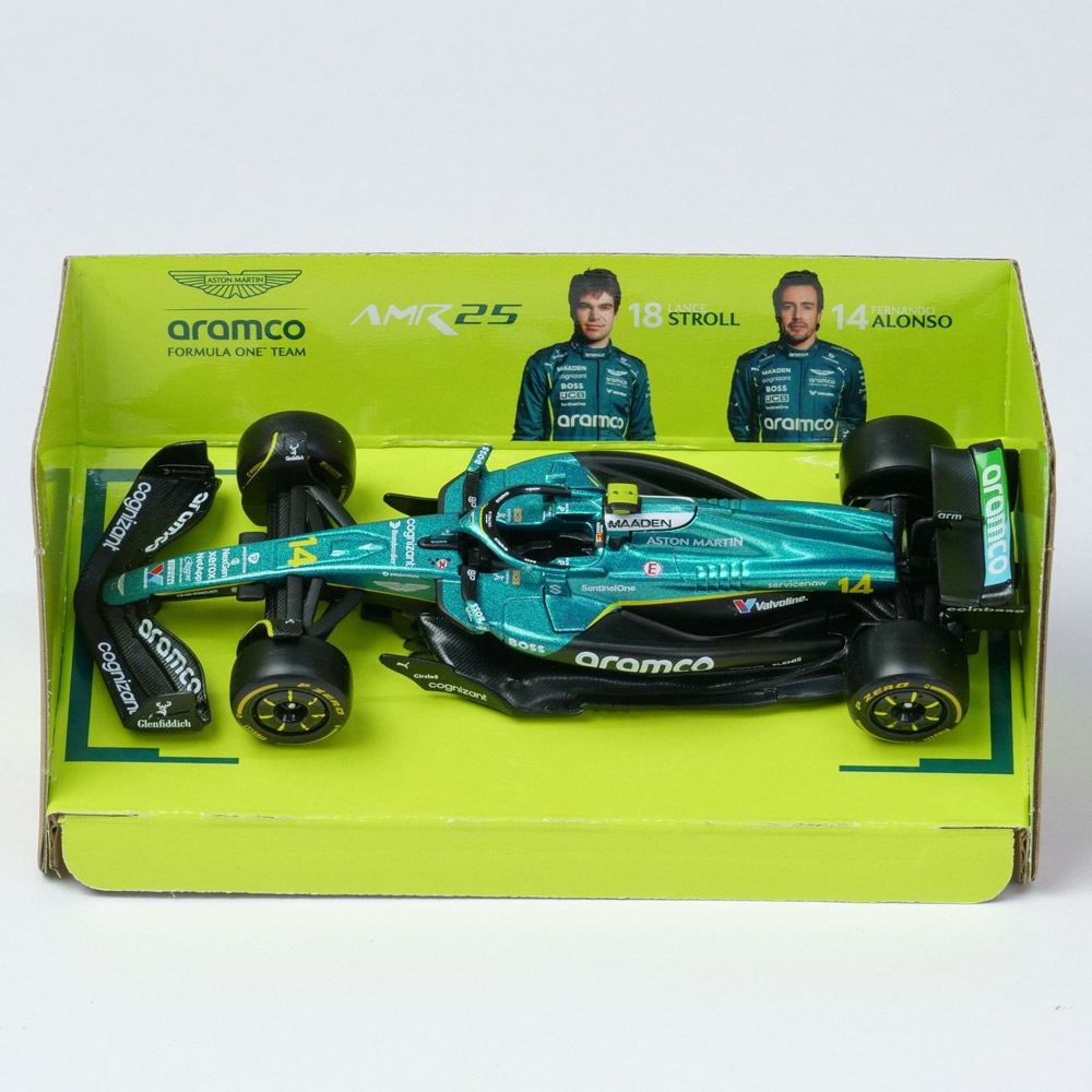 Bburago 1/43スケール アストン マーチン アラムコ コグニザント F1