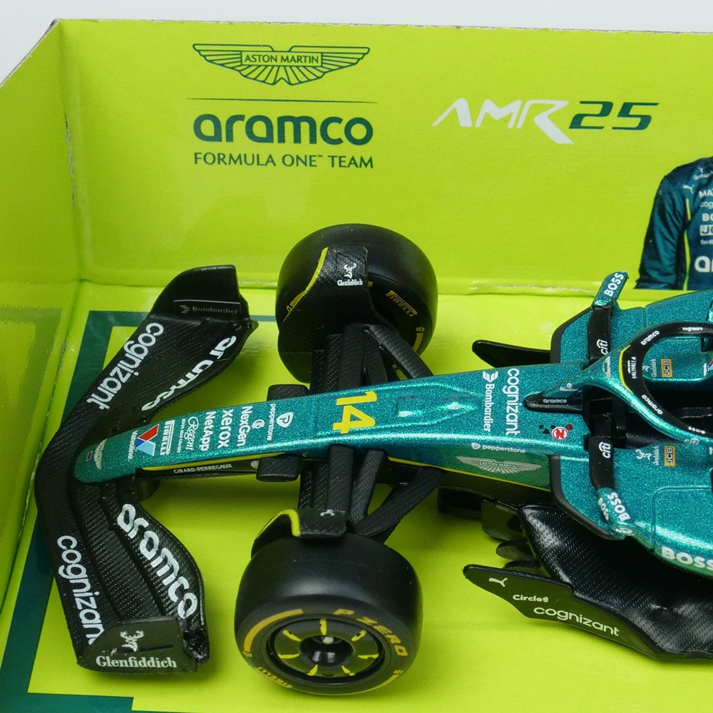Bburago 1/43スケール アストン マーチン アラムコ コグニザント F1