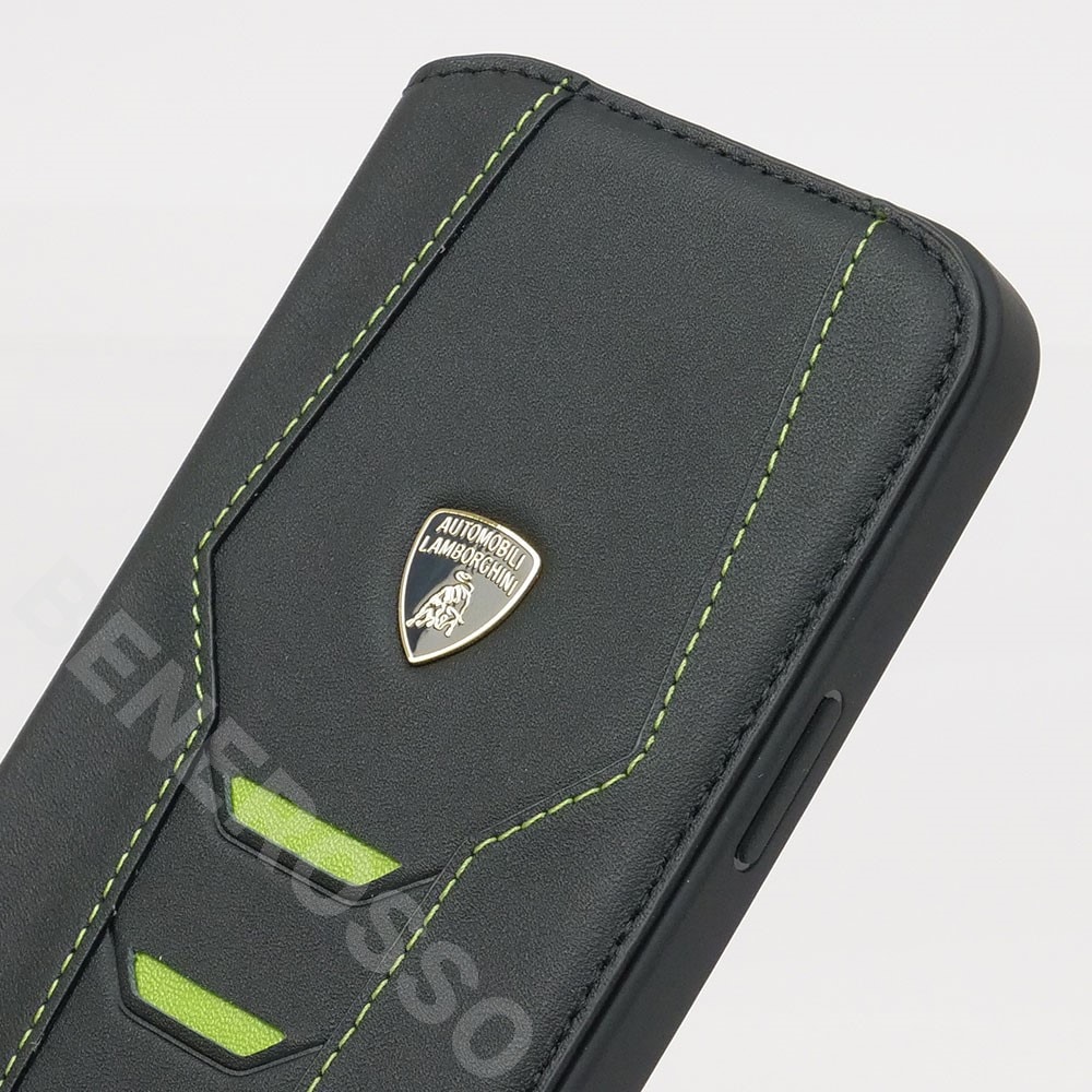 ランボルギーニ iPhone14 レザー ブックタイプケース ウラカン D16