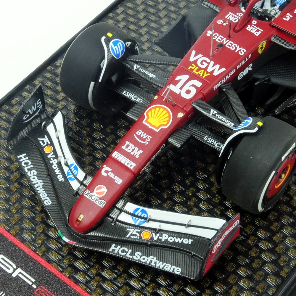 ミニチャンプス x BBR 1/43 SF-25 モナコGP C.ルクレール MINICHAMPS x BBR MODELS 1/43スケール フェラーリ SF-25 C.ルクレール