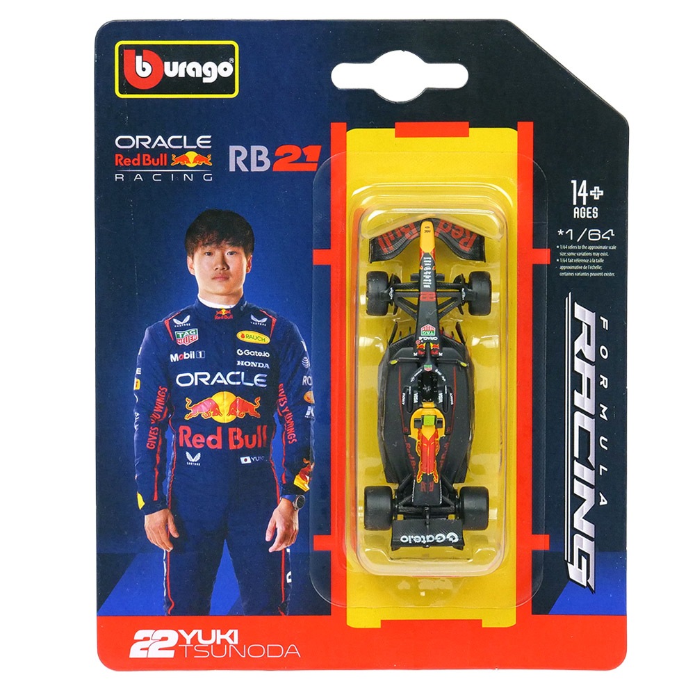 Bburago 1/64スケール オラクル レッドブル レーシング ホンダ RB21