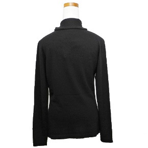 フェラーリ レディース プランシングホース ジャガード タートルネック ブラック