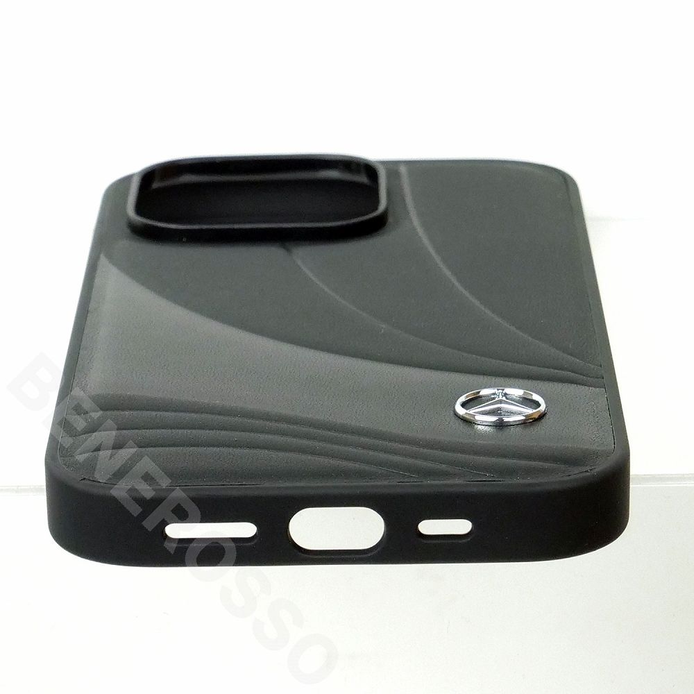 メルセデスベンツ 14Pro レザー バックカバー NEW WAVE III ブラック MEHCP14L8ROLK