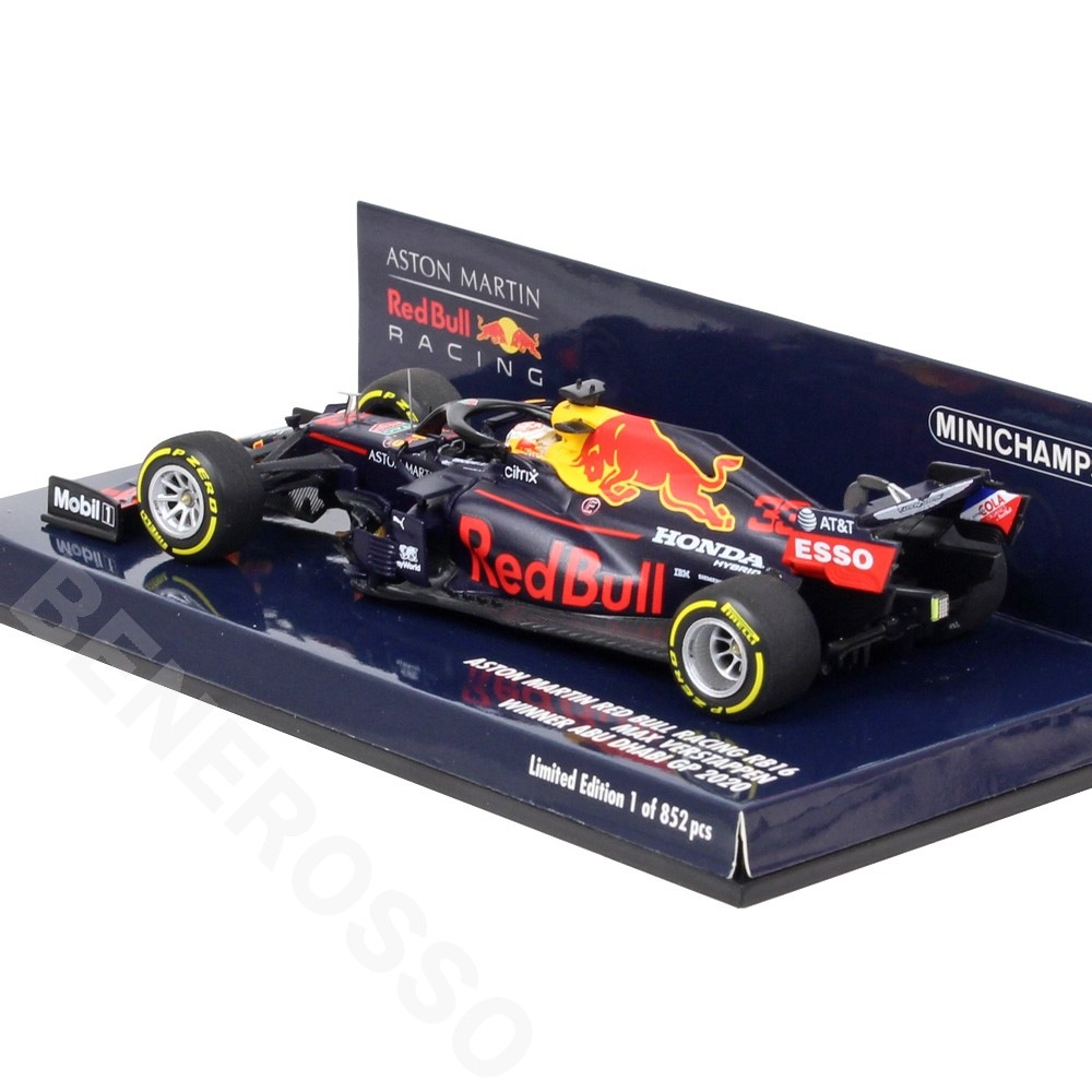 MINICHAMPS  1/43スケール アストンマーティン レッド ブル レーシング RB16 M.フェルスタッペン アブダビGP 2020 ウィナー 410201733