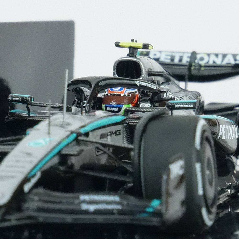 MINICHAMPS 1/43スケール メルセデスAMG ペトロナス F1チーム W16 E パフォーマンス K.アントネッリ カナダGP 2025 3位入賞 シルバー 417251012