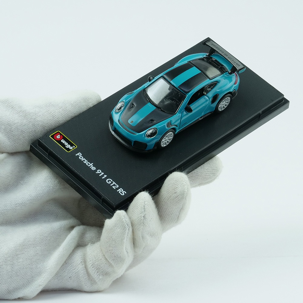 Bburago 1/64スケール ポルシェ 911 GT2 RS マイアミブルー BUR59089BL