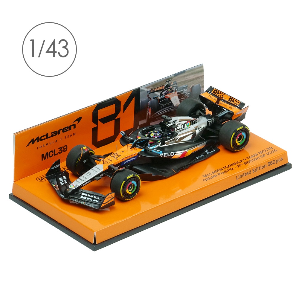 【パーツ確認済み】2025 1/20 M-F1 MCL39 マクラーレン f1 MINICHAMPS 1/43スケール マクラーレン F1チーム MCL39 O.ピアストリ