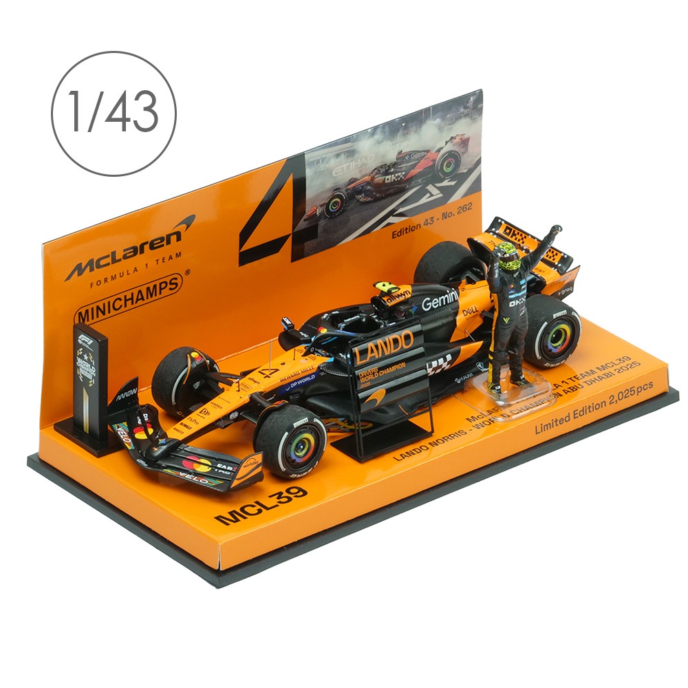 MINICHAMPS 1/43スケール マクラーレン F1チーム MCL39 L.ノリス