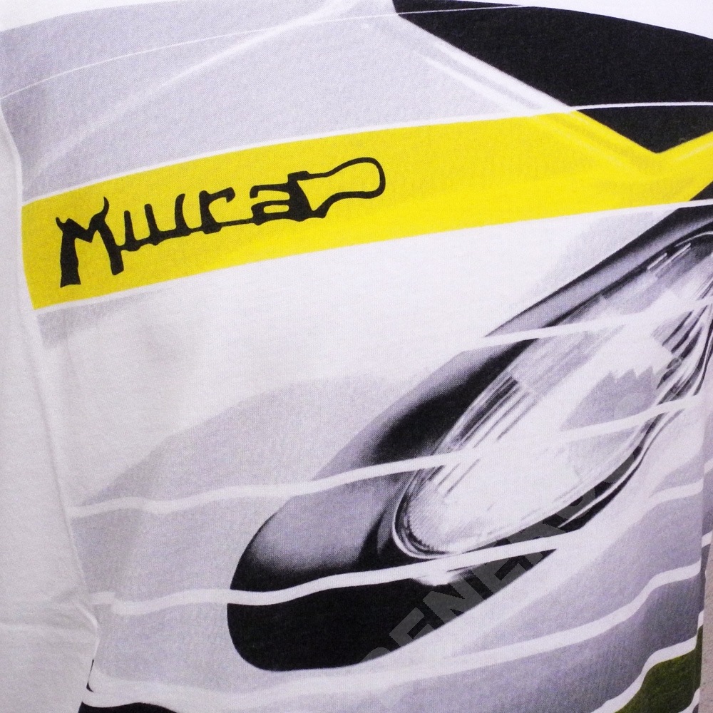 ランボルギーニ メンズ Miura プリント Tee ホワイト（Bianco Isi）9012213CCW086