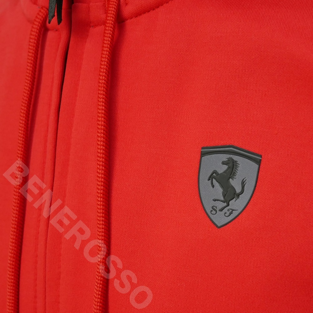 PUMA フェラーリ スタイル フーデッド スウェット ジャケット レッド 533334-02