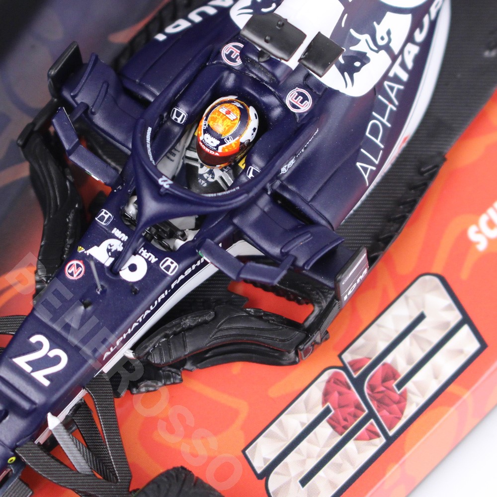 MINICHAMPS 1/43スケール スクーデリア アルファタウリ ホンダ AT02 角田裕毅 2021年 トルコGP ユーロスポーツ別注 PMA-ES-2202