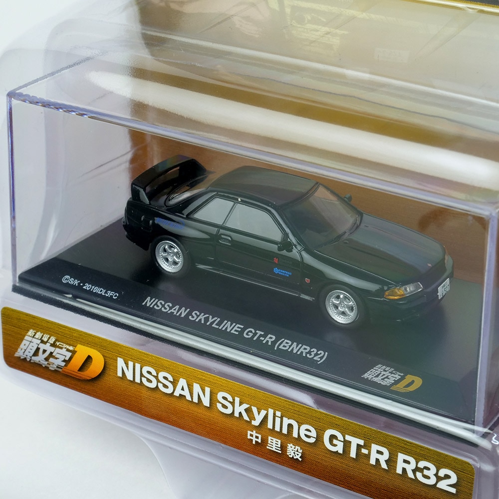 京商オリジナル 1/64スケール 頭文字D ニッサンスカイラインGT-R(BNR32) ブラック K07057A4B