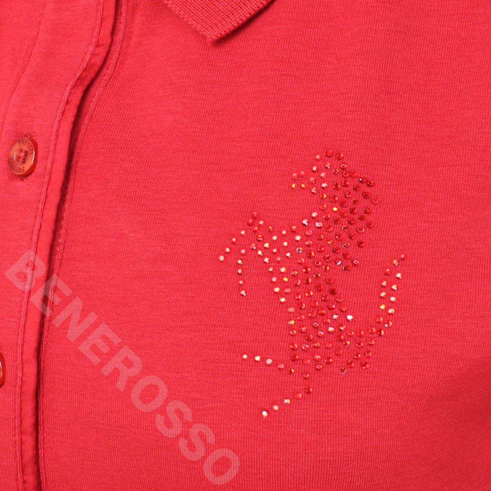 フェラーリ レディース プランシングホース ポロ レッド