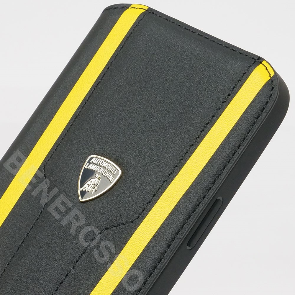 ランボルギーニ iPhone14 レザー ブックタイプケース ウラカン