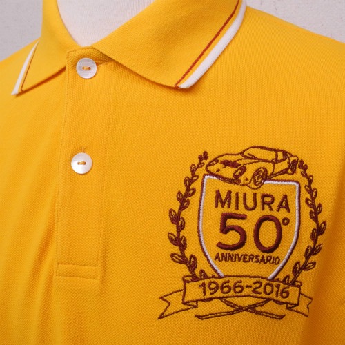 ランボルギーニ メンズ Miura 50°アニバーサリー ポロ SUN（イエロー）9010116CCY032 