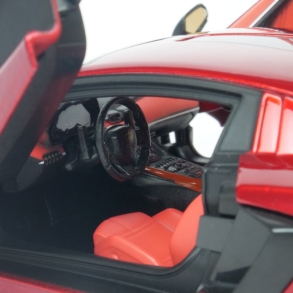 BBURAGO 1/24スケール ランボルギーニ カウンタック LPI800-4 レッド BUR21102R