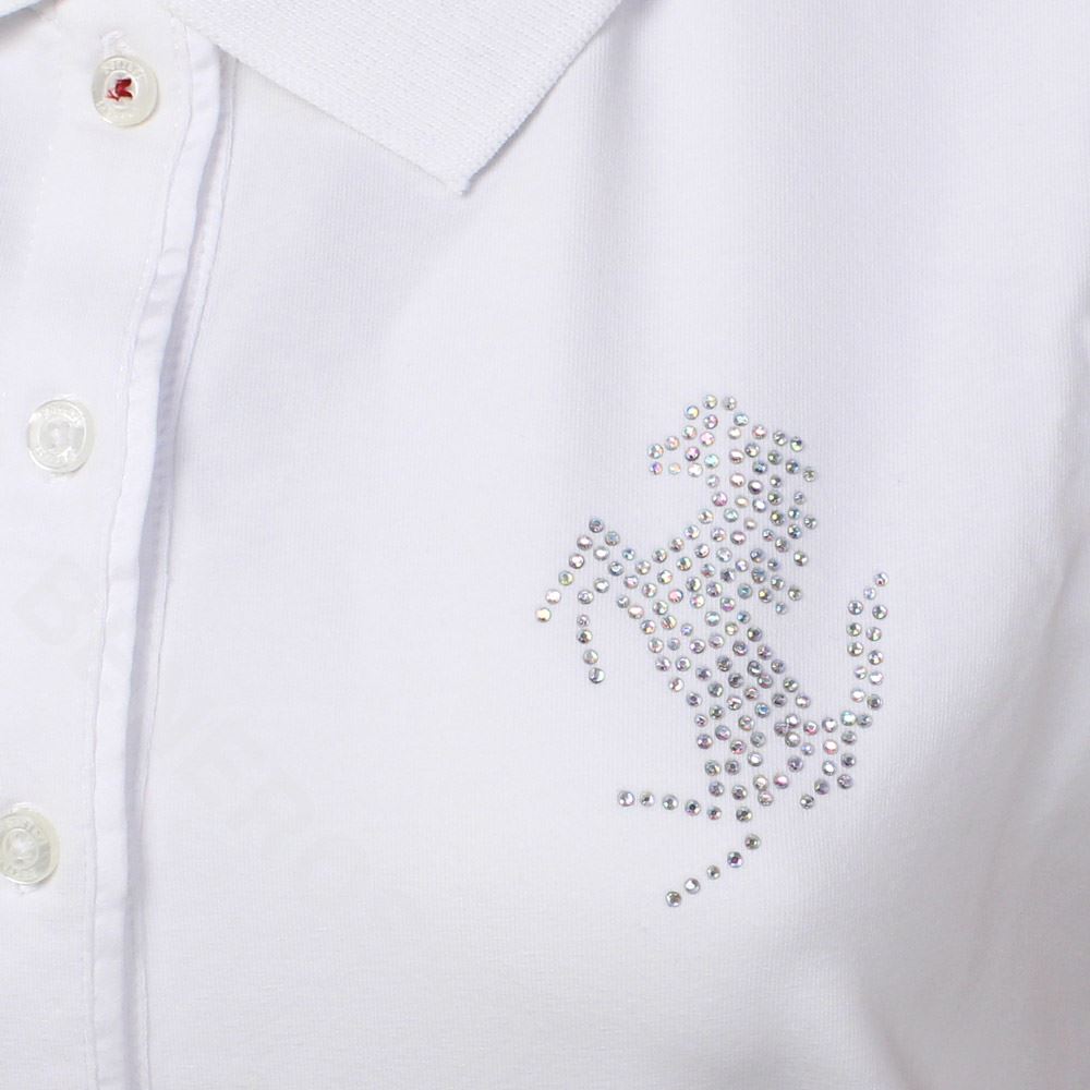 フェラーリ レディース プランシングホース ポロ ホワイト