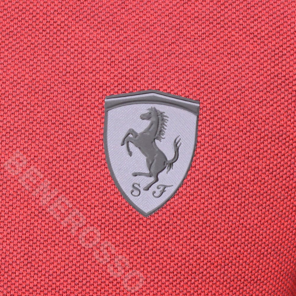 PUMA フェラーリ スタイル 2トーン ポロシャツ レッド 533341-02