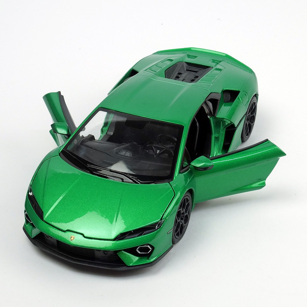 メタリックグリーン ランボルギーニ　Temerario（テメラリオ）ミニカー WELLY 1/24スケール ランボルギーニ テメラリオ メタリックグリーン